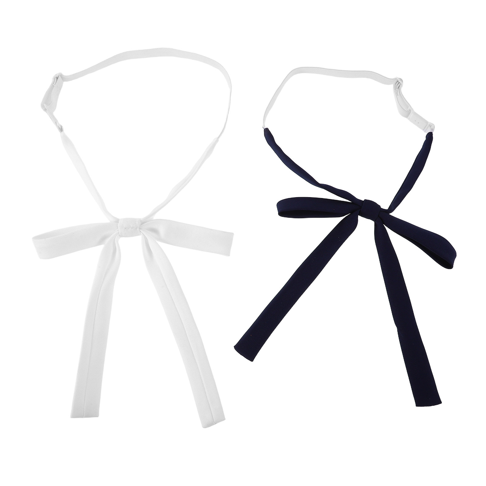 2Pcs Women Girls Pre Tied Bow  - Bow Tie Pre Tied ulasan dan harga