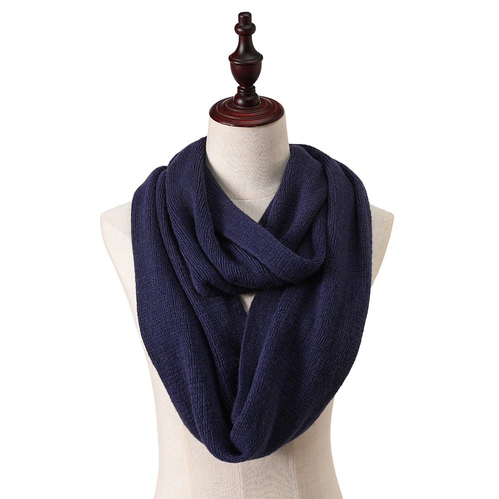 Men Ribbed Knit Infinity Scarf - Infinity Scarf Knit ulasan dan harga