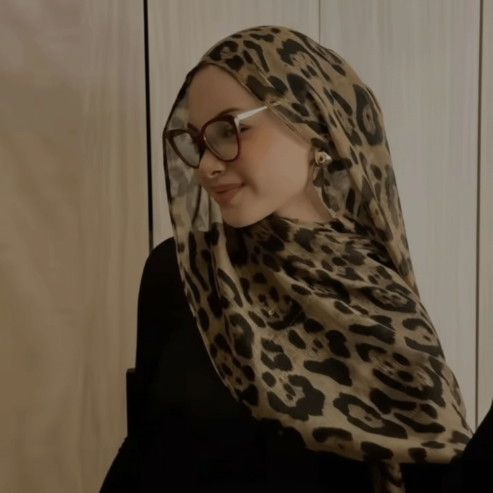 New Soft Leopard Print Scarf T - Face Scarf Mask ulasan dan harga