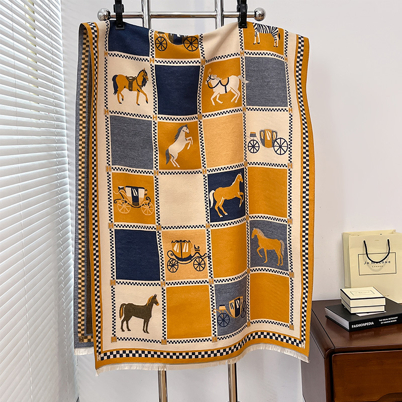 Luxury Warm Poncho Cashmere Wi - Woven Scarf Blanket ulasan dan harga